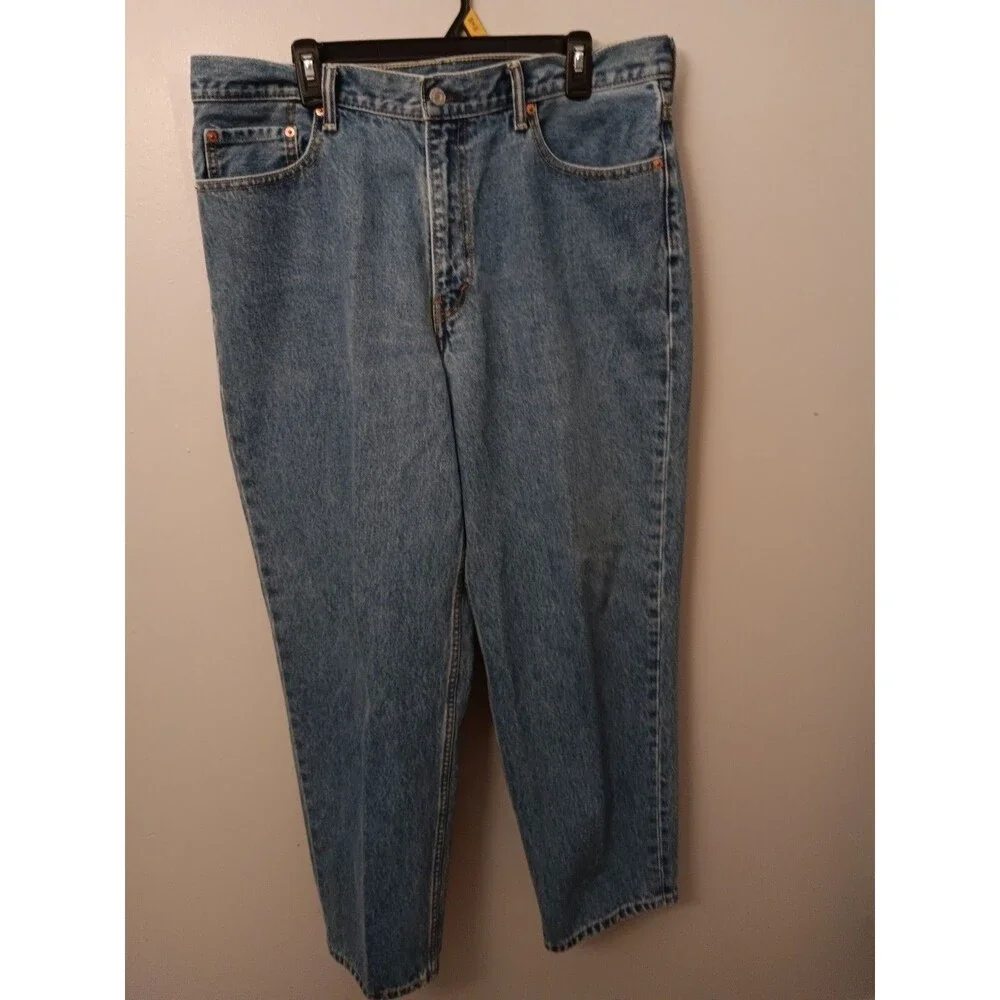 Levi's 560 Loose Fit Jeans Men's 36x30 Blue Relaxed Tapered Denim Red Tab